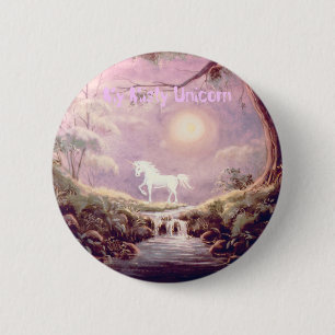 Mijn Misty Unicorn Ronde Button 5,7 Cm