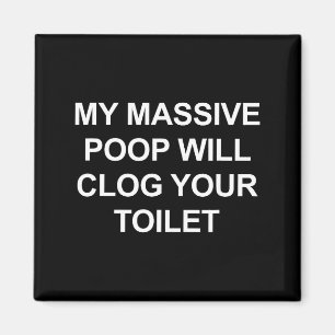 Mijn Mive Op Zult Uw Toilet Verstoppen, Grappig, G Magneet