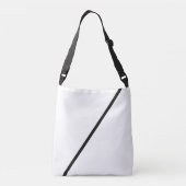 Mijn Mode Art-Crossbody Canvas tas. Crossbody Tas (Achterkant)