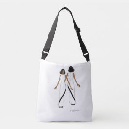 Mijn Mode Art-Crossbody Canvas tas. Crossbody Tas