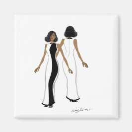 Mijn Mode Art - Square Magnet Magneet