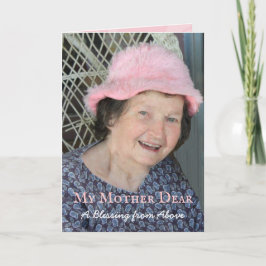 Mijn moeder Beste Moederdag-fotokaart Kaart