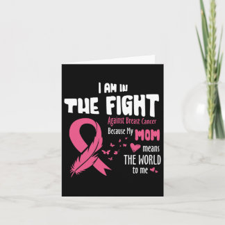 Mijn moeder betekent de wereld voor mij Kanker Awa Kaart