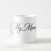 Mijn moeder is de beste elegante script mok (Voorkant links)