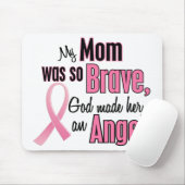 Mijn moeder is een engel borstkanker muismat (Met muis)