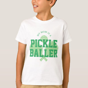 Mijn moeder is een Pickle Baller Kinder Pickleball T-shirt