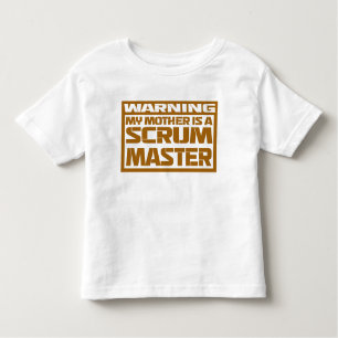 mijn moeder is een scrum meester kinder shirts