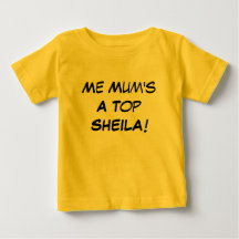 Mijn moeder is een top Sheila, Aussie-slang babysp