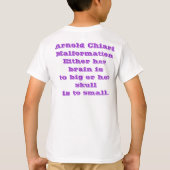 Mijn moeder is een Zipper hoofd. T-shirt (Achterkant)