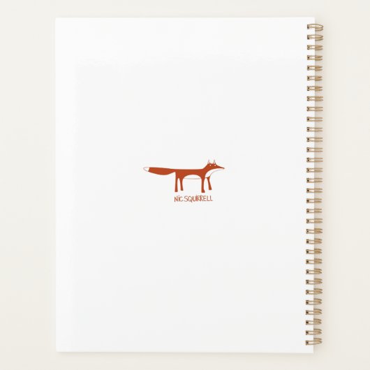 Mijn moeder is Fab Fun Hand Lettered Planner (Achterkant)