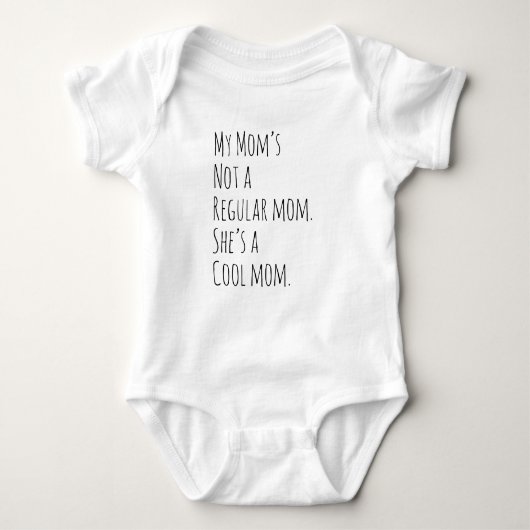 Mijn moeder is geen gewone moeder, ze is een coole romper (Voorkant)