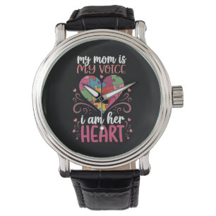Mijn moeder is mijn stem Autisme Autistisch Bewust Horloge
