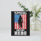 Mijn moeder is niet alleen een veteraan, ze is mij briefkaart (Staand voorkant)