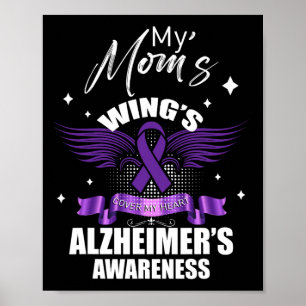 Mijn moeder Wings Hoesje My Heart Angel Heaven Hei Poster