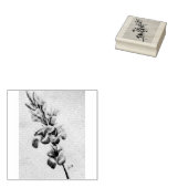 Mijn moeders Gladiolas Rubberstempel (Gestempeld)