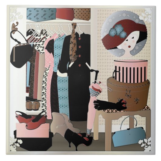 Mijn moeders kast tegeltje (Voorkant)