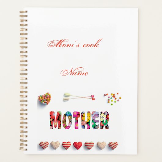 Mijn moeders recepten planner (Voorkant)