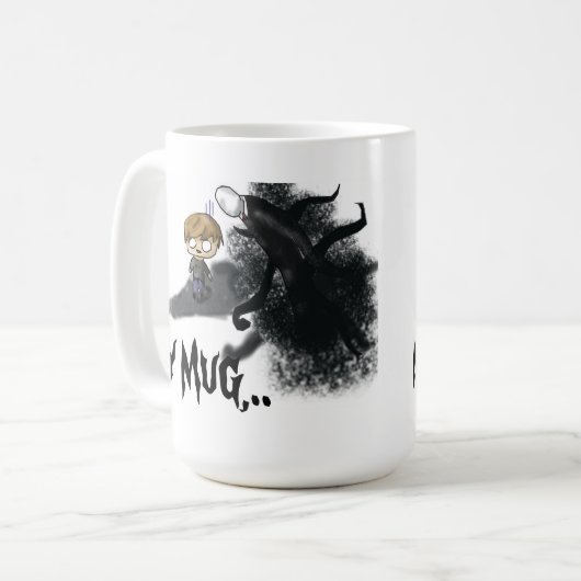 Mijn Mok Pewdiepie Slenderman (Voorkant links)