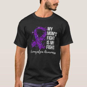 Mijn Momu2019s gevecht is mijn gevecht tegen fibro T-shirt