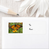 Mijn Monarch Vlinder-kerst label (Insitu)