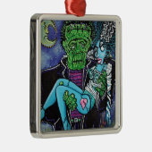 Mijn Monster Mijn Bride Metalen Ornament (Rechts)