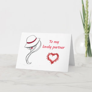 MIJN ** MOOIE PARTNER ** OP JE VERJAARDAG KAART