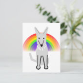 Mijn Moon Dog en Regenboog,  Briefkaart (Staand voorkant)
