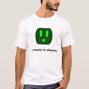 mijn motor is elektrisch t-shirt