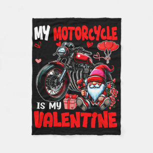 Mijn motor is mijn Valentijn Biker Liefhebber Kabo Fleece Deken