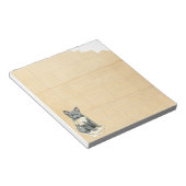 Mijn mudi Ate Mijn thuiswerkblok Notitieblok (Schuin)