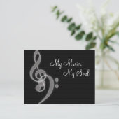 Mijn muziek, mijn Briefkaart (Staand voorkant)