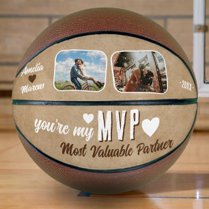 Mijn MVP Meest Waardevolle Partner Grappig 2 Foto' Basketbal