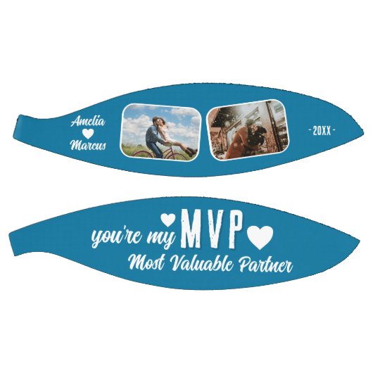 Mijn MVP Meest Waardevolle Partner Grappig 2 Foto' Basketbal (Panelen)