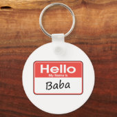 Mijn naam is Baba Sleutelhanger (Voorkant)