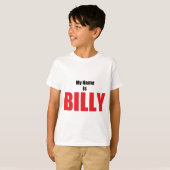 Mijn naam is Billy T-shirt (Voorkant volledig)