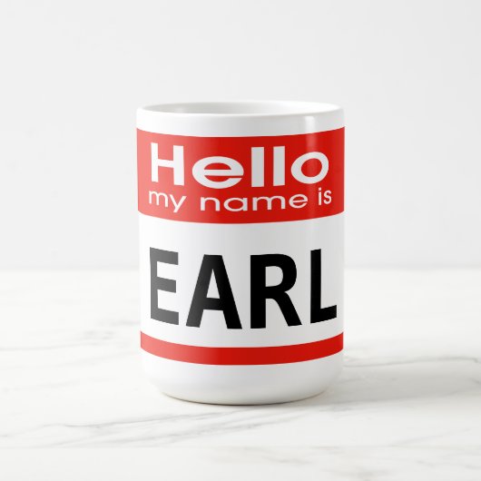 Mijn naam is Earl Personalize Mok (Center)