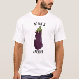 Mijn naam is Eggplant - Funny Eggplant T-shirt
