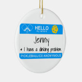 Mijn naam is | Ik heb een duister probleem | Pickl Keramisch Ornament (Rechts)