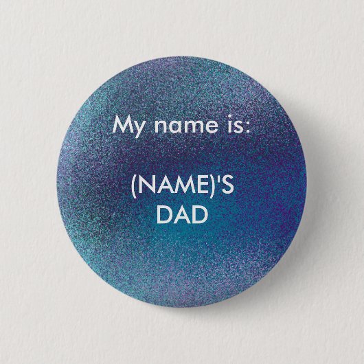 Mijn naam is - knoop ronde button 5,7 cm (Voorkant)