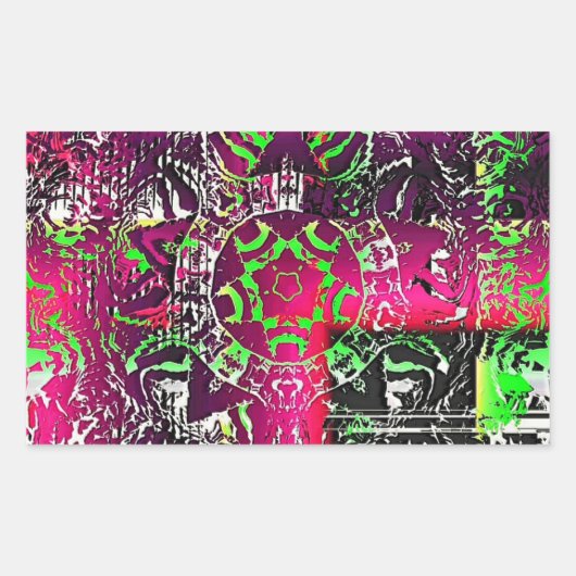 Mijn naam is niet Donna Rechthoekige Sticker (Voorkant)