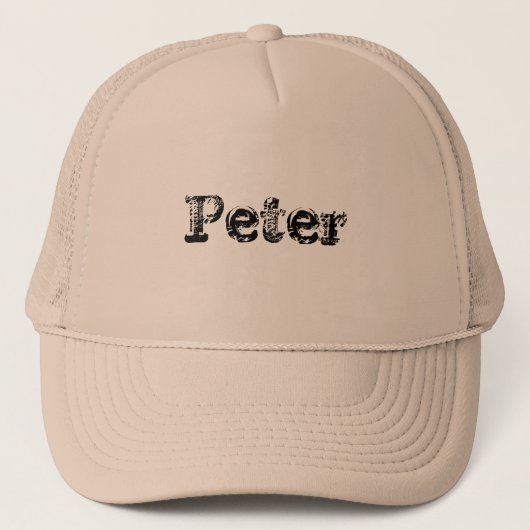 Mijn naam is Peter Trucker Pet (Voorkant)