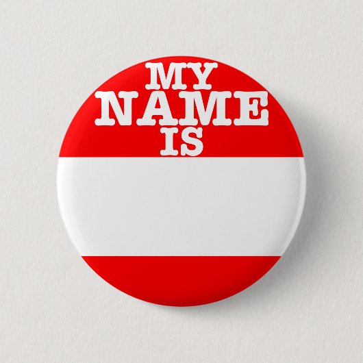 Mijn naam is ronde button 5,7 cm (Voorkant)