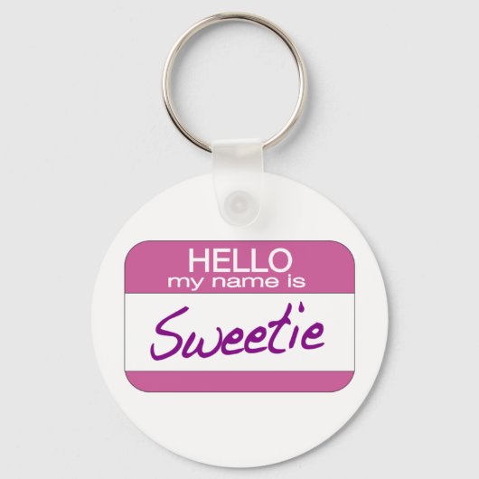 Mijn naam is Sweetie Sleutelhanger (Voorkant)