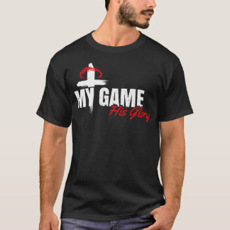Mijn naam is zijn glorie Jezus Christelijke Athlet T-shirt