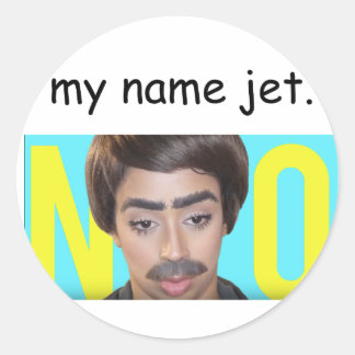 Mijn naam Jet (Liza Koshy) Ronde Sticker