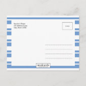 MIJN NAAM Moderne Geboorteaankondiging Aankondigingskaart (Achterkant)