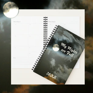 Mijn nachts zijn volle maan planner