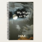 Mijn nachts zijn volle maan planner (Voorkant)