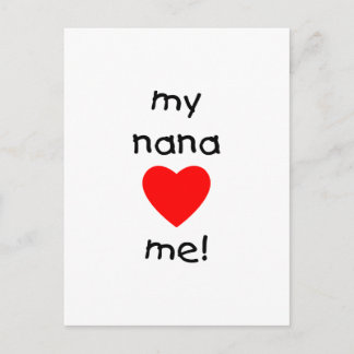 mijn nana houdt van me briefkaart