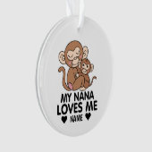 Mijn Nana houdt van me Ornament (voorkant)